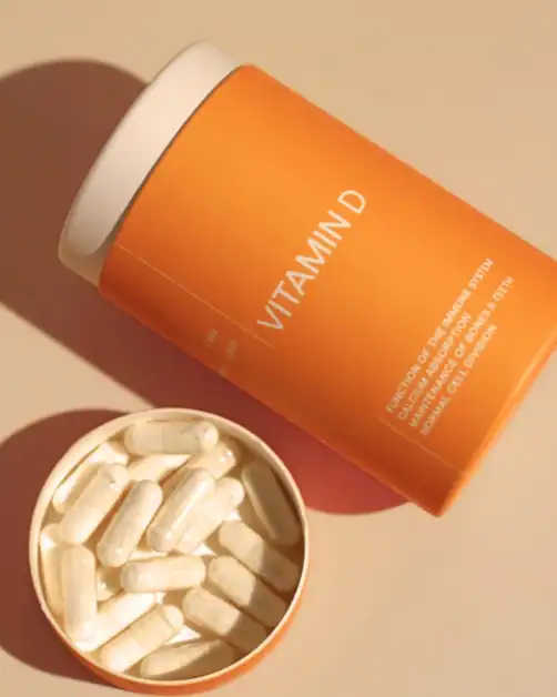 Vitamin D3 2500 IU supplement for skin health