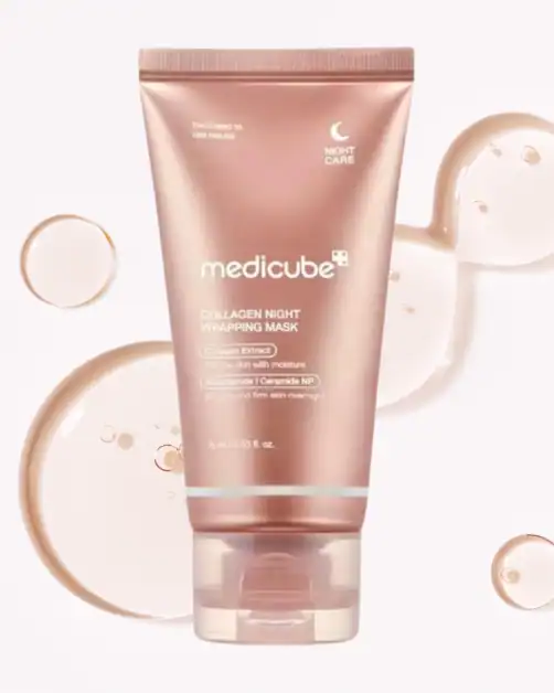 Medicube Collagen Night Wrapping Mask for locking in skincare overnight