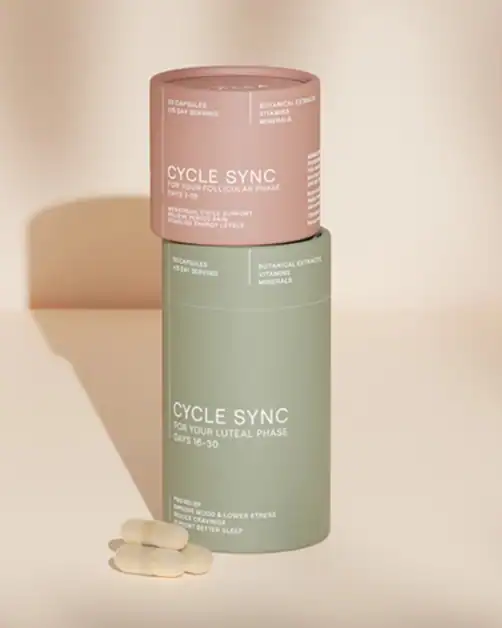 Cycle sync supplements as part of daily wellness habits