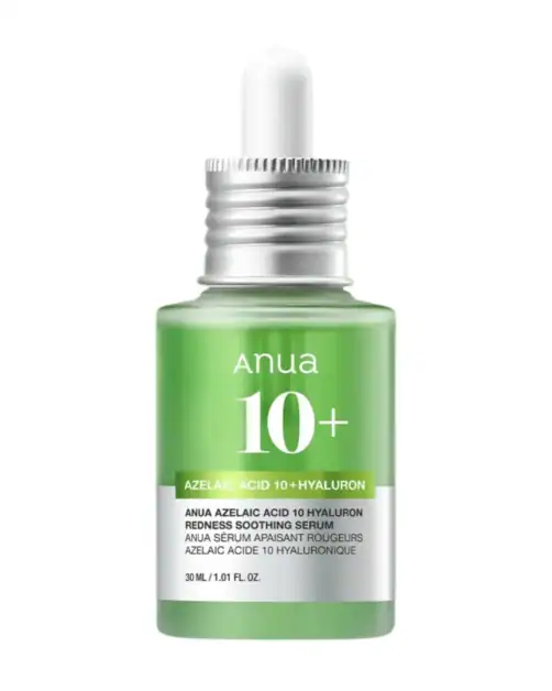 Picture of Anua Azelaic Acid 10 Hyaluron as part of skincare routine for glowing skin