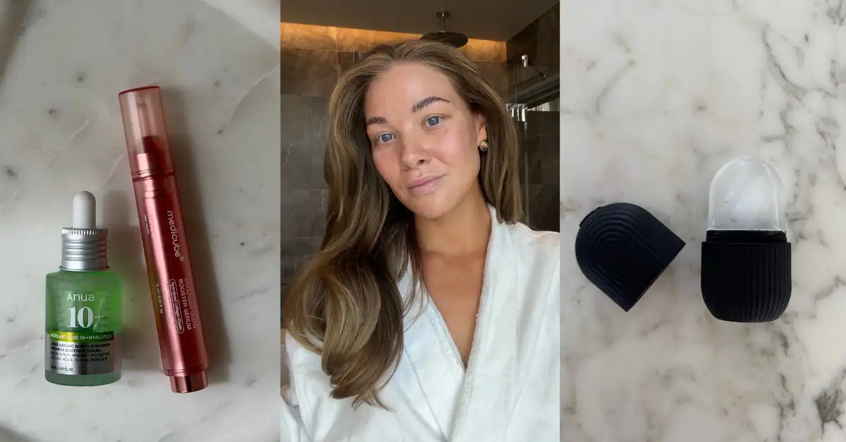 Skincare routine for glowing skin