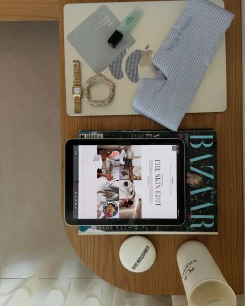 The Skin Edit ebook on an iPad